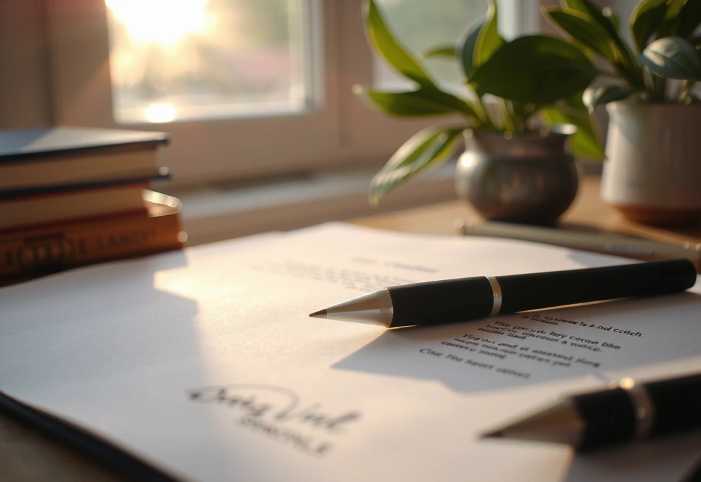 Potpisani ugovor na radnom stolu